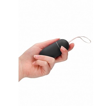 10 Speed Remote Vibrating Egg - Big - Black